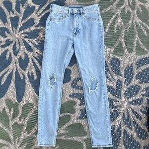 H&M Light Blue High Rise Jeans/Jeggings
